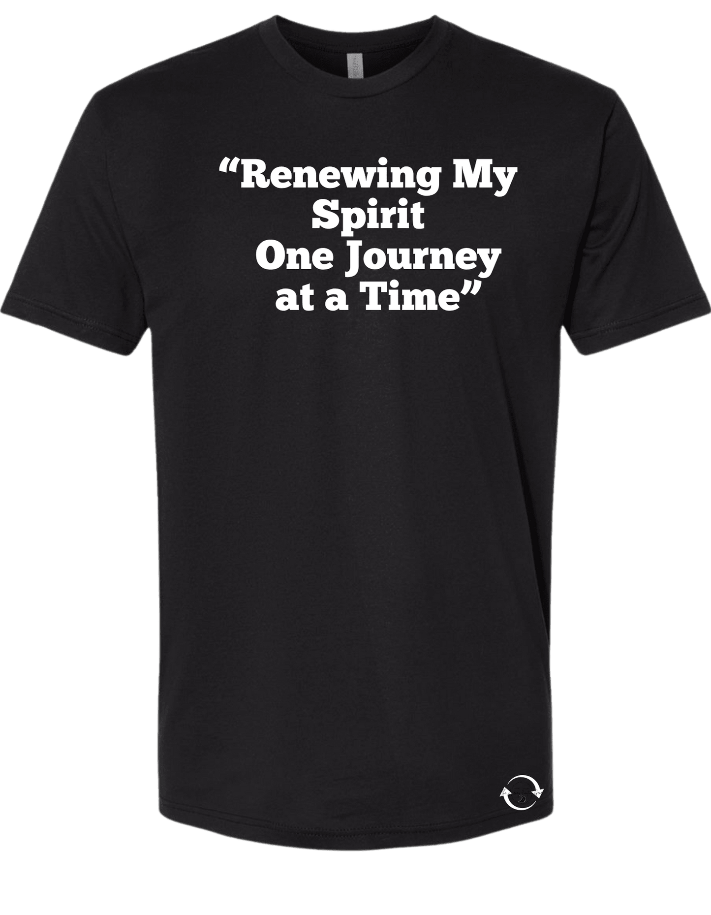 Renewing My Spirit One Journey at a Time T-Shirt - The Journey Junction Gear