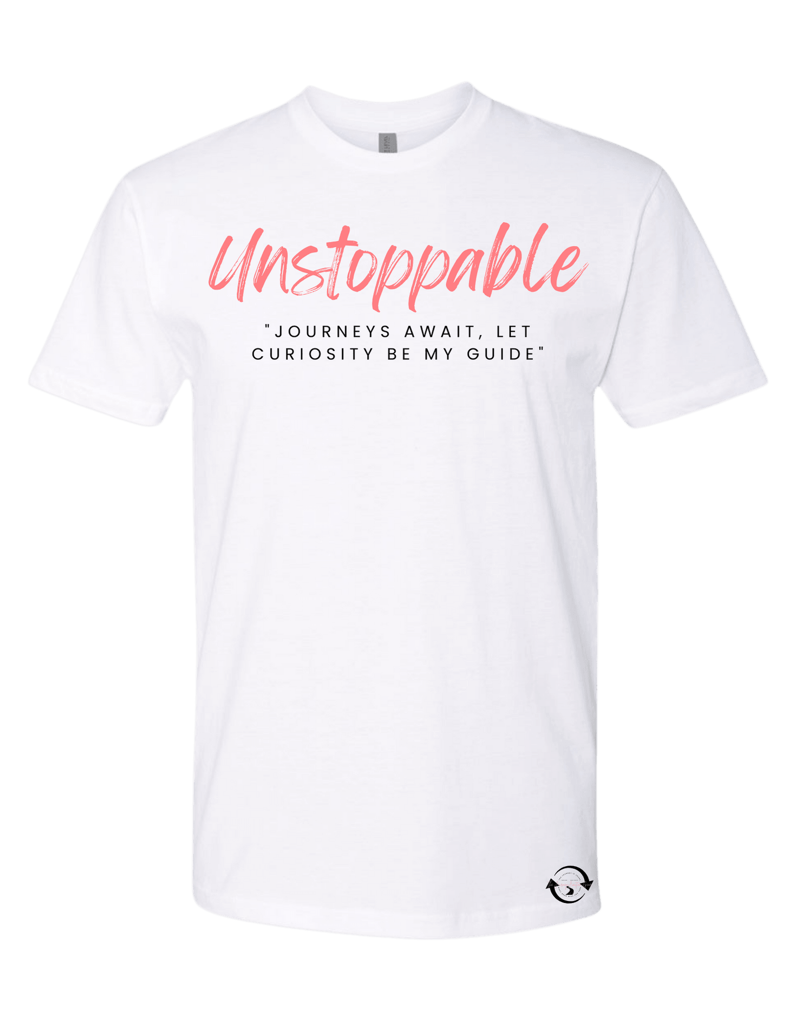 Unstoppable Journeys Await Let Curiosity Be My Guide T-Shirt - The Journey Junction Gear