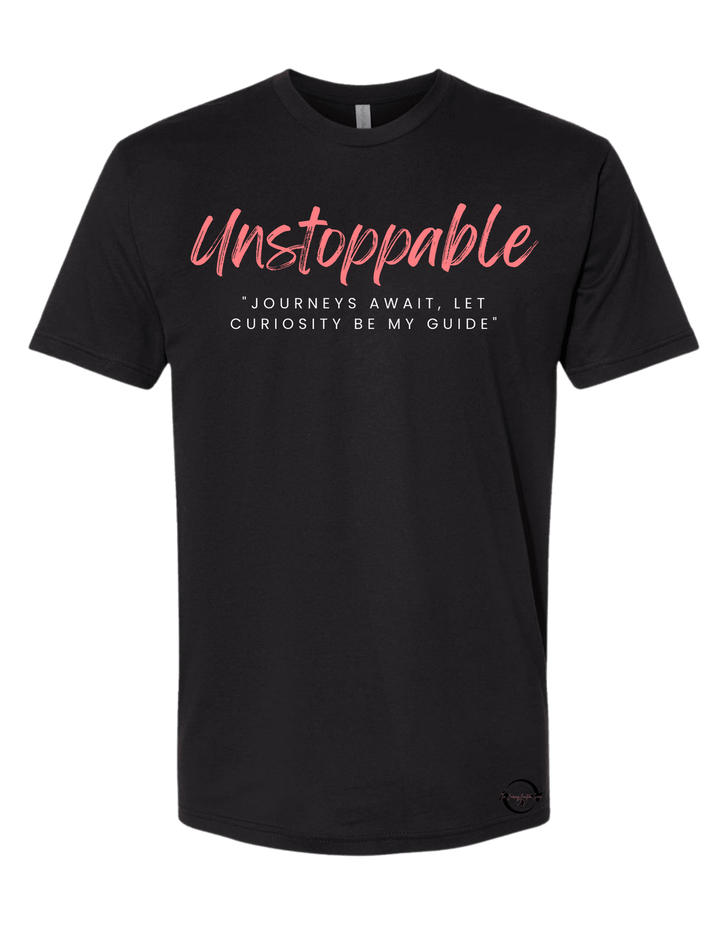 Unstoppable Journeys Await Let Curiosity Be My Guide T-Shirt - The Journey Junction Gear