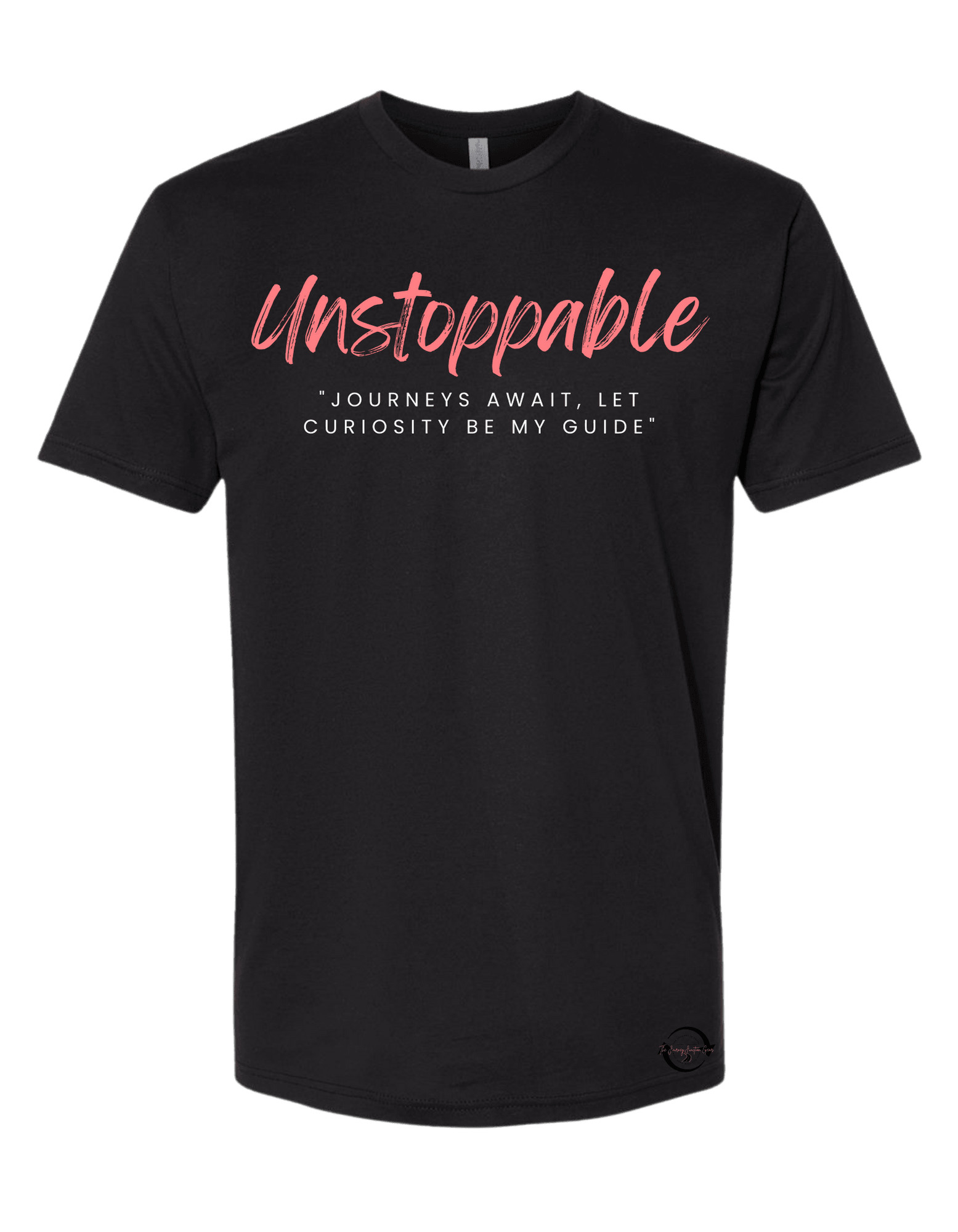 Unstoppable Journeys Await Let Curiosity Be My Guide T-Shirt - The Journey Junction Gear